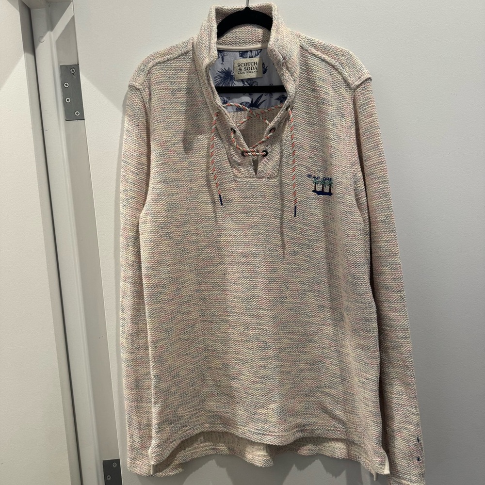 Scotch & Soda Knit Pullover with rope detailing